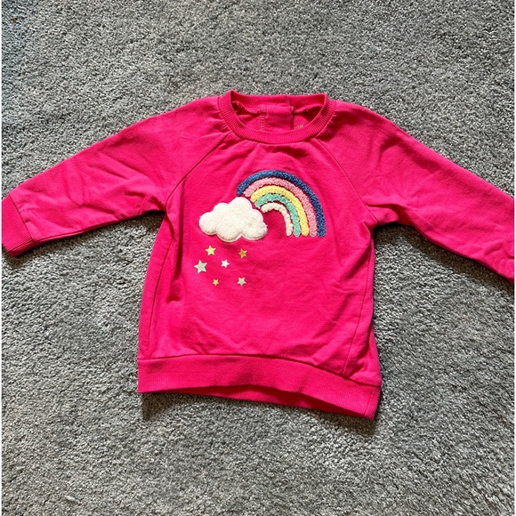 Baby Girl Pink Little Me Sweatshirt - Picture 1 of 3